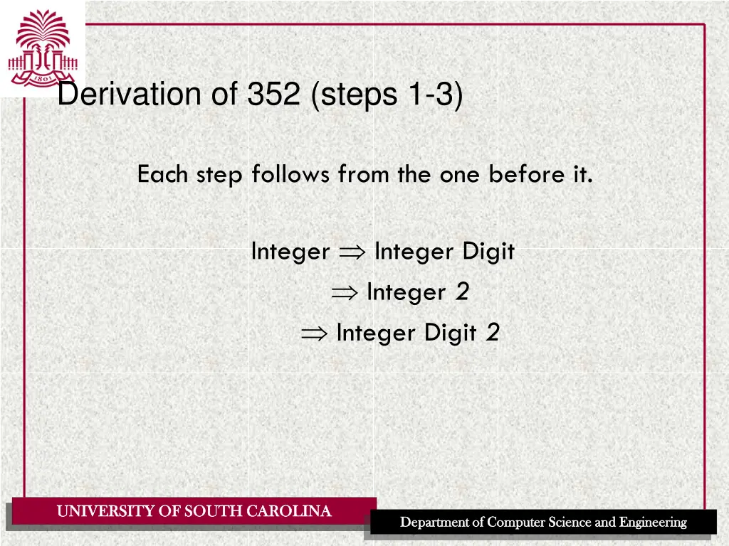 derivation of 352 steps 1 3