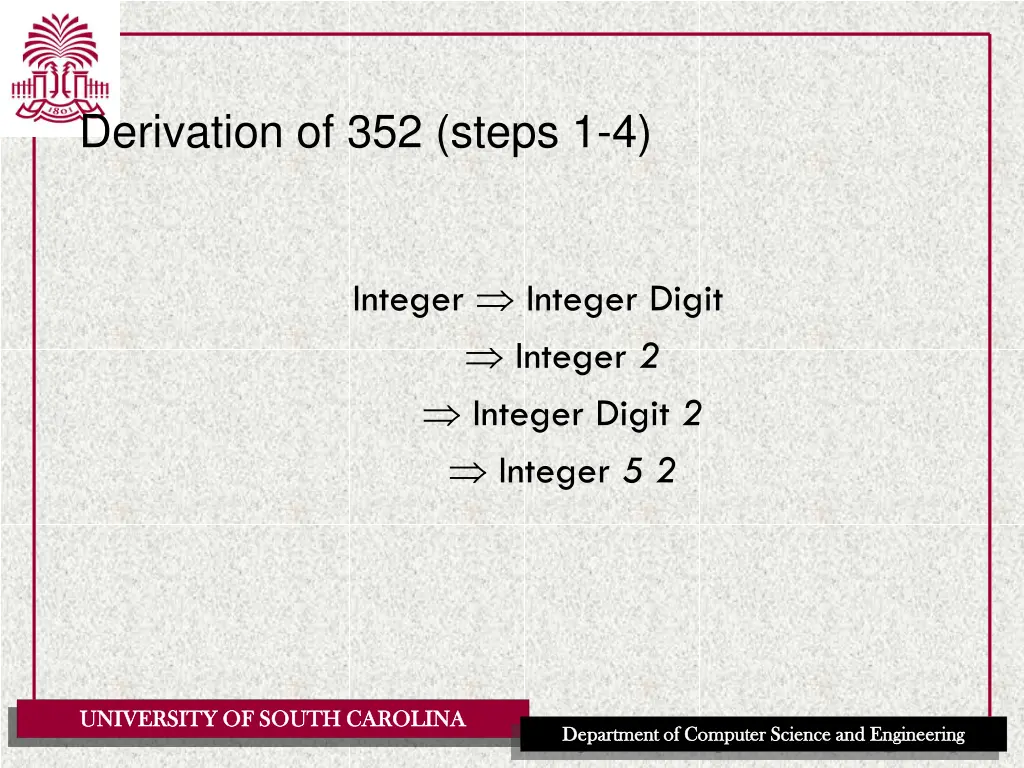 derivation of 352 steps 1 4