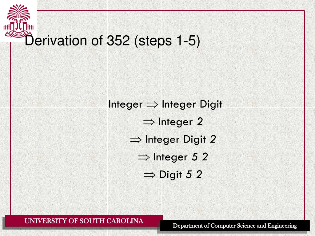 derivation of 352 steps 1 5