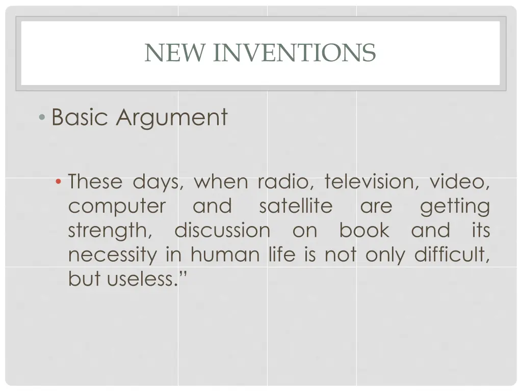 new inventions