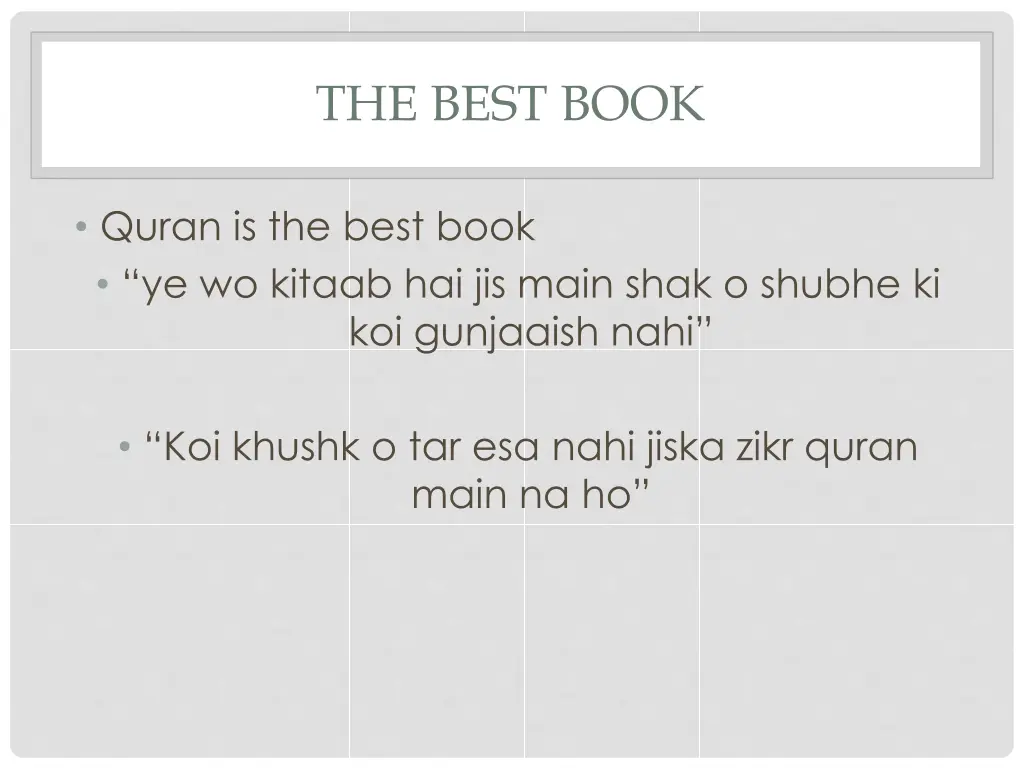 the best book