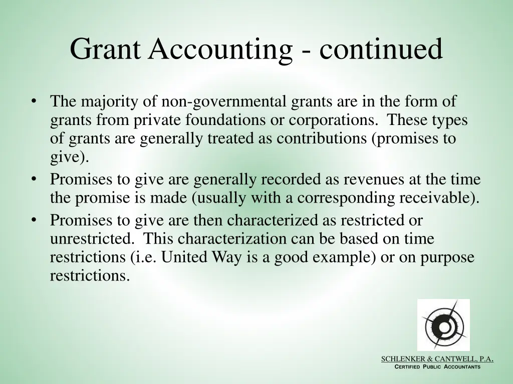 grant accounting continued 1