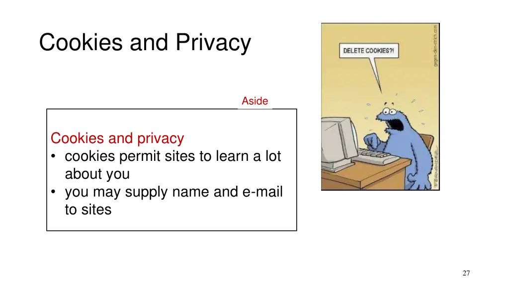 cookies and privacy