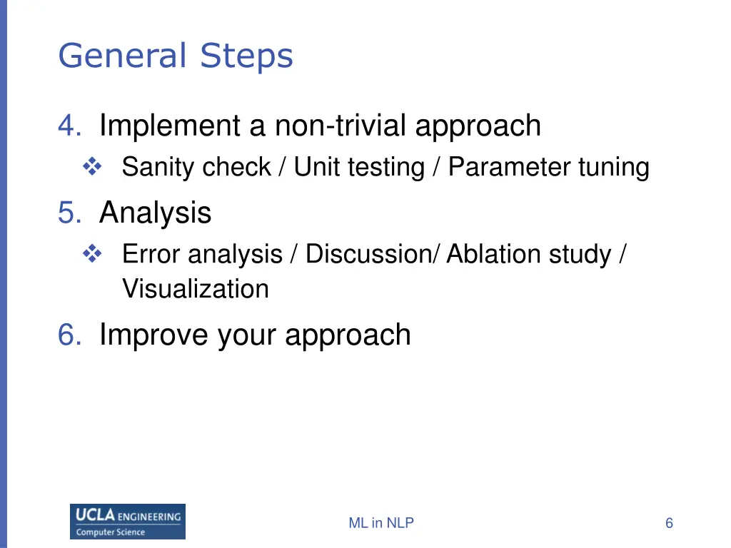 general steps 1