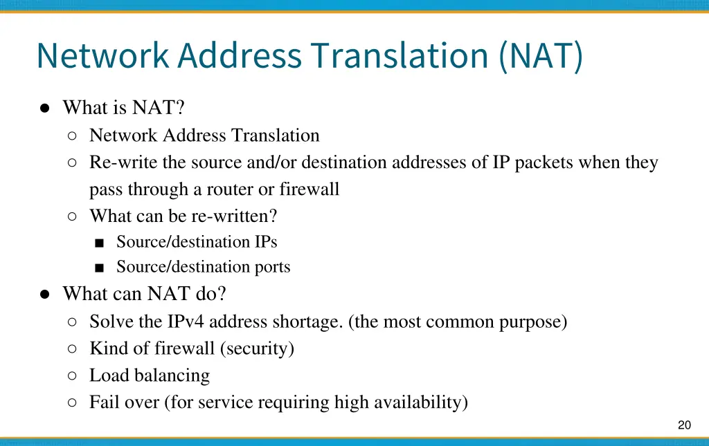 network address translation nat 1