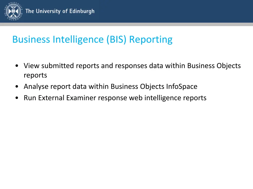 business intelligence bis reporting