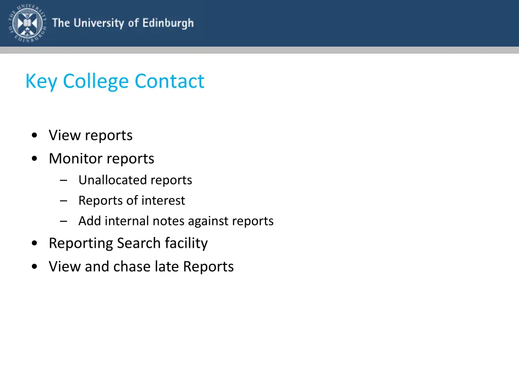 key college contact