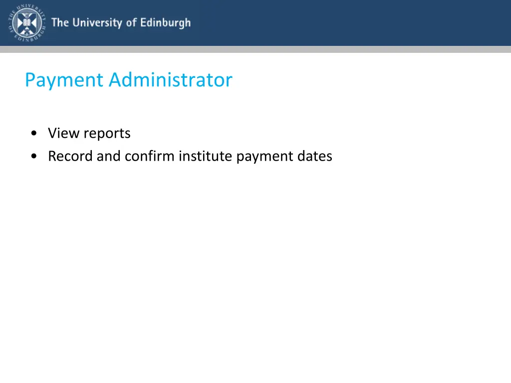 payment administrator