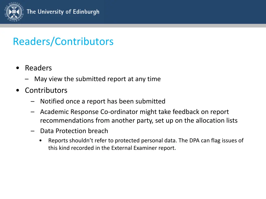 readers contributors