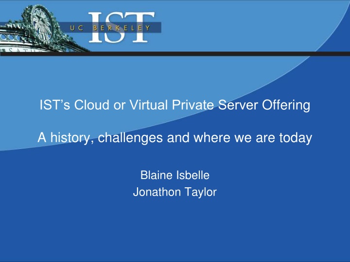 ist s cloud or virtual private server offering