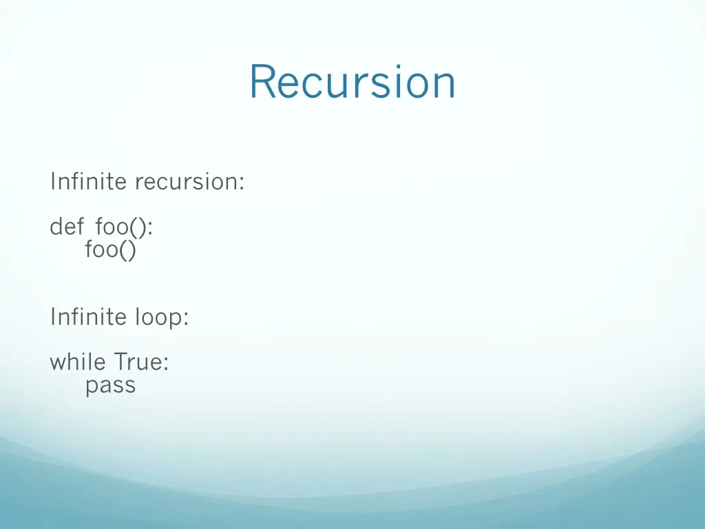 recursion 2