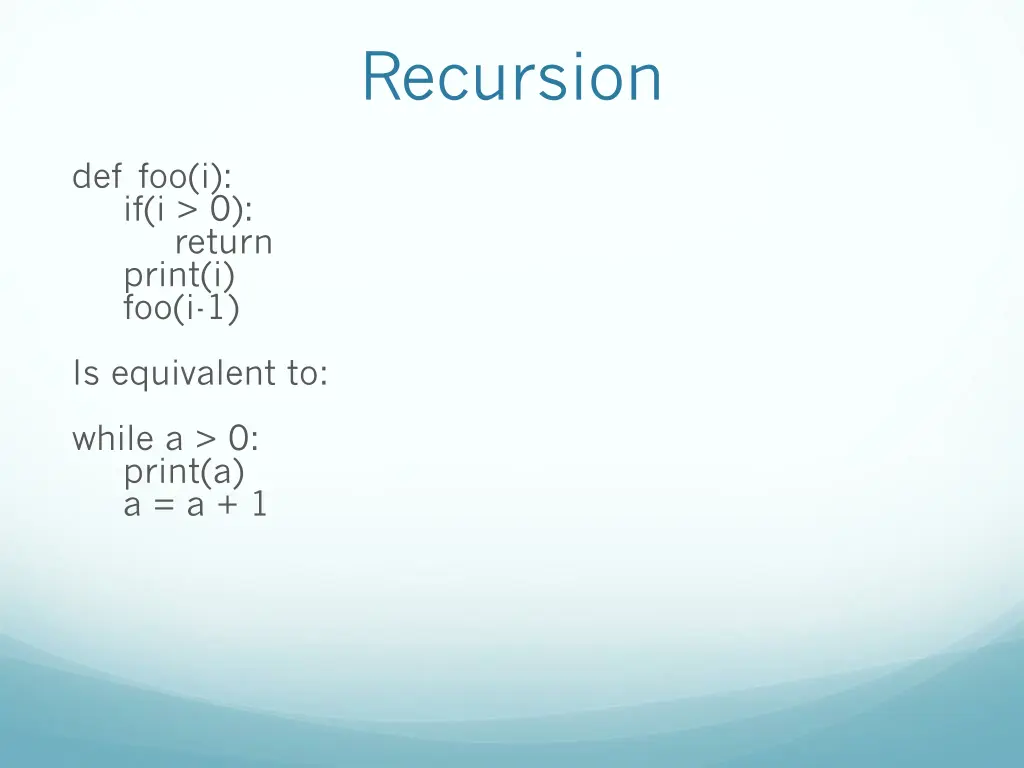 recursion 4