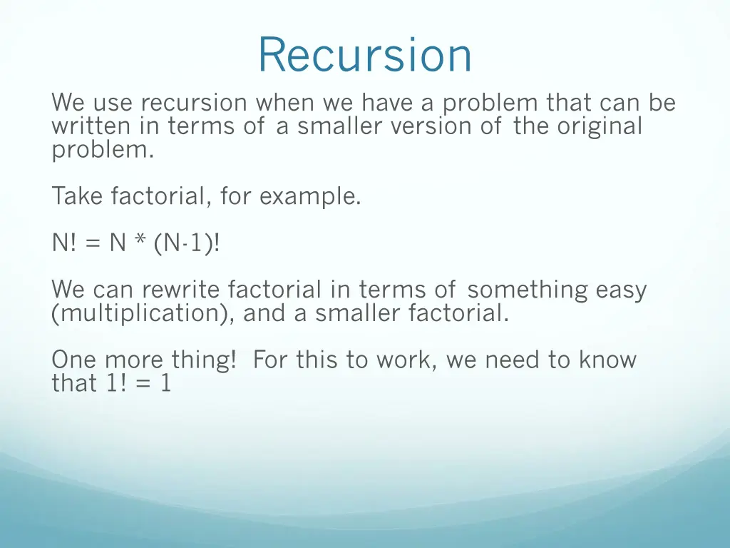 recursion 6
