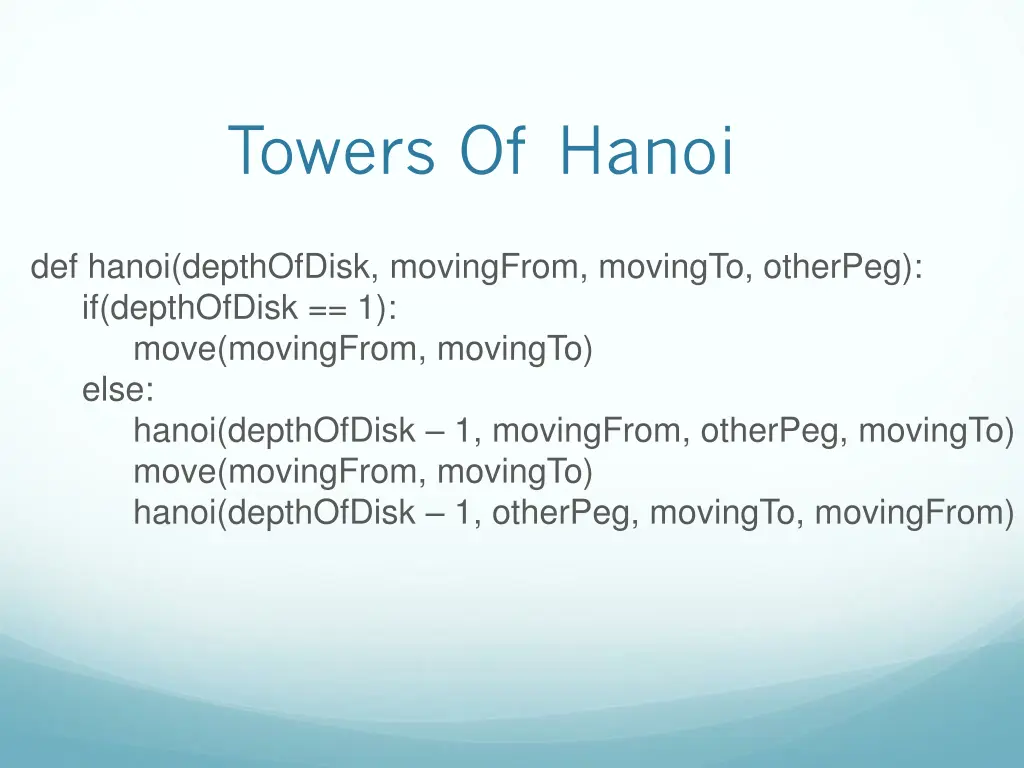 towers of hanoi 1