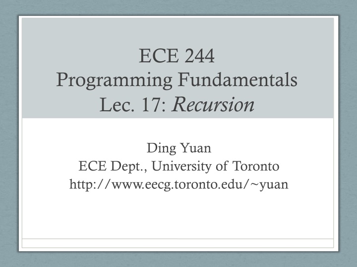 ece 244