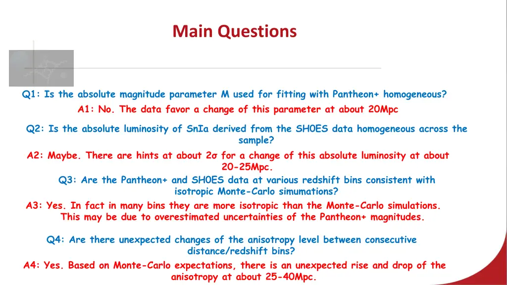 main questions 1