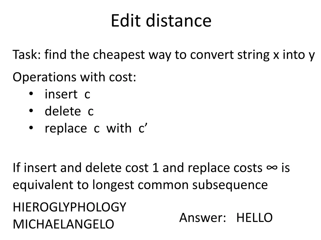 edit distance 1