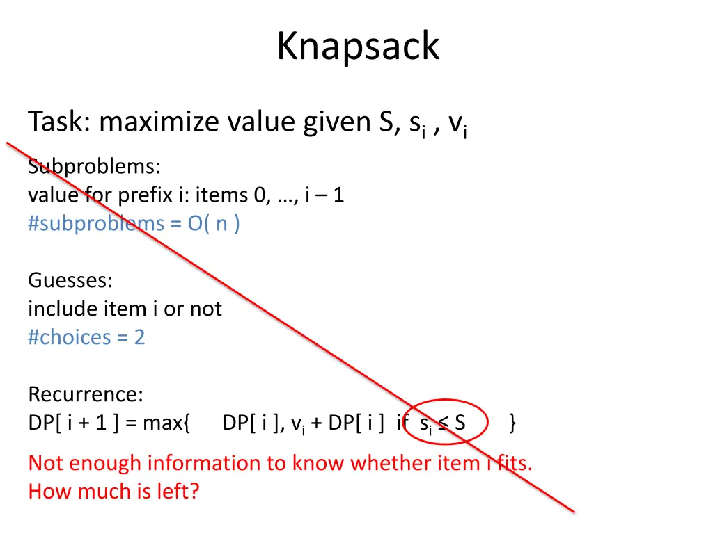 knapsack 1