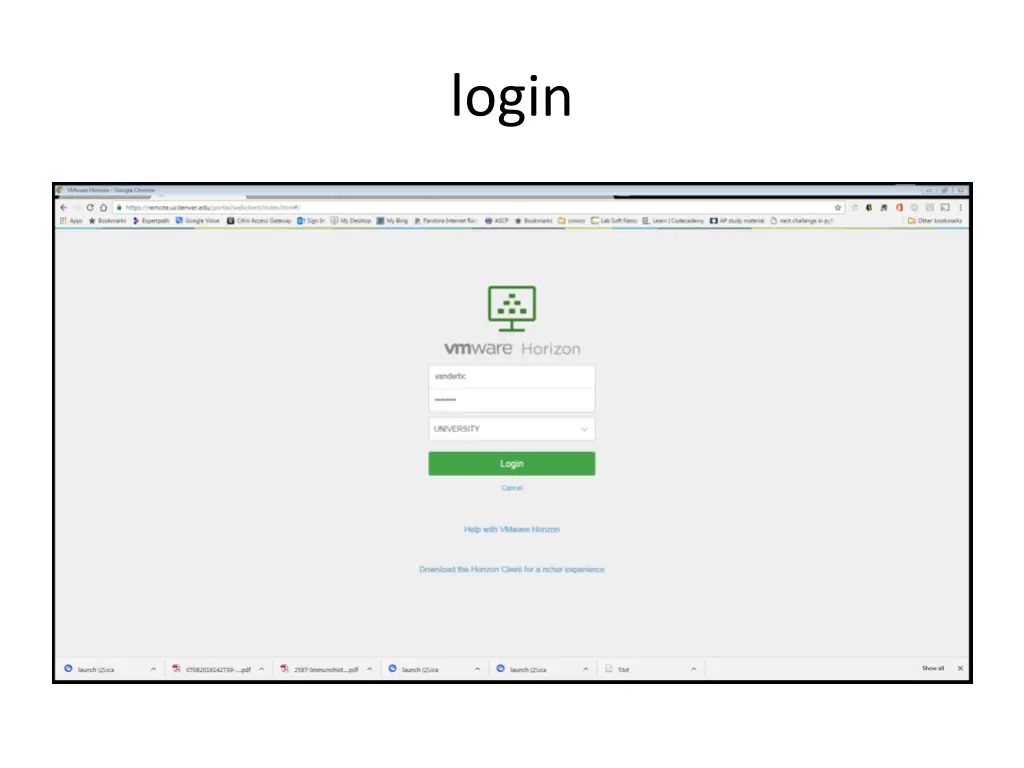 login