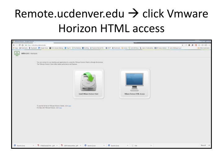 remote ucdenver edu click vmware horizon html