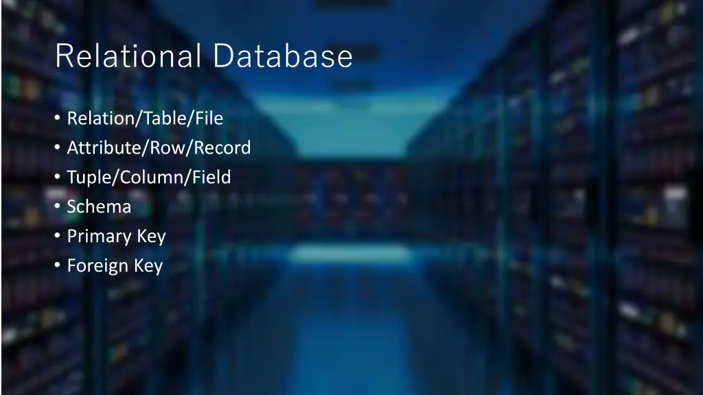 relational database