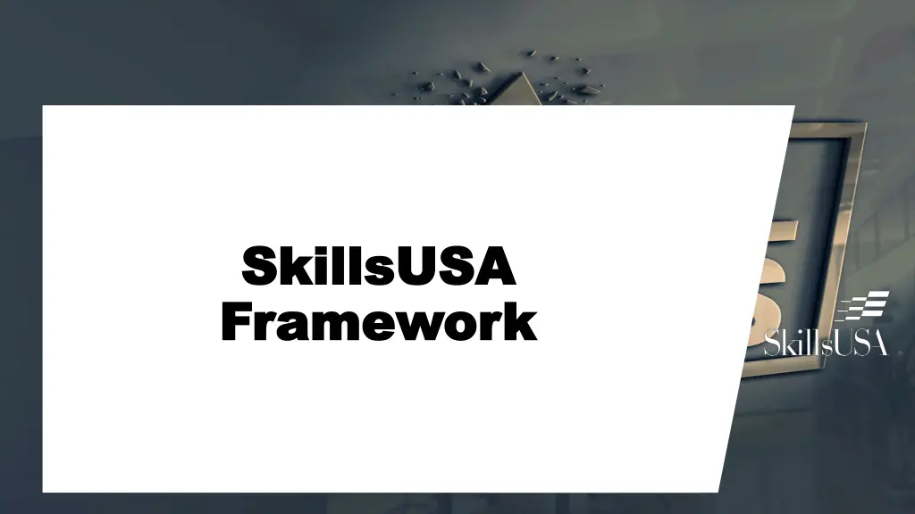 skillsusa skillsusa framework framework