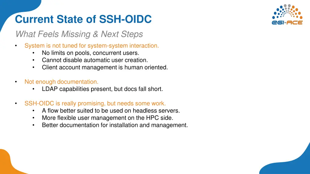 current state of ssh oidc 2
