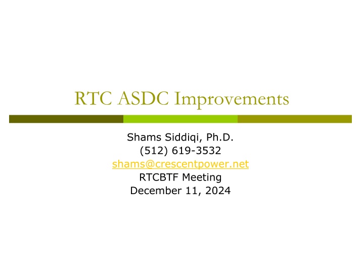 rtc asdc improvements