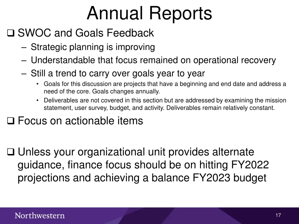 annual reports 1