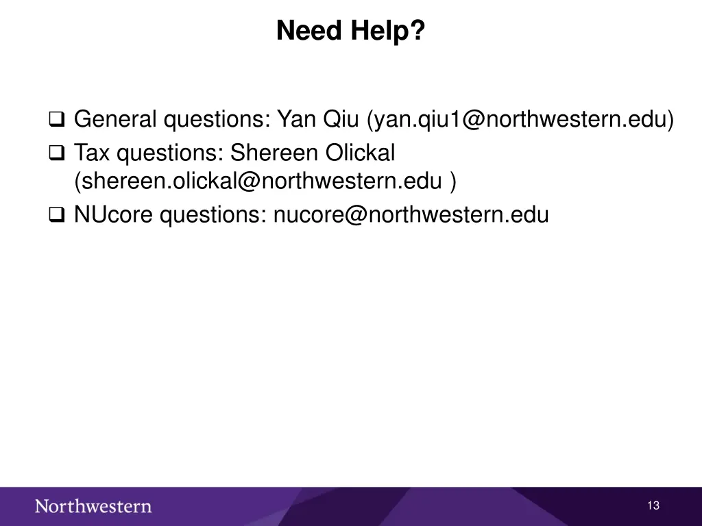 need help