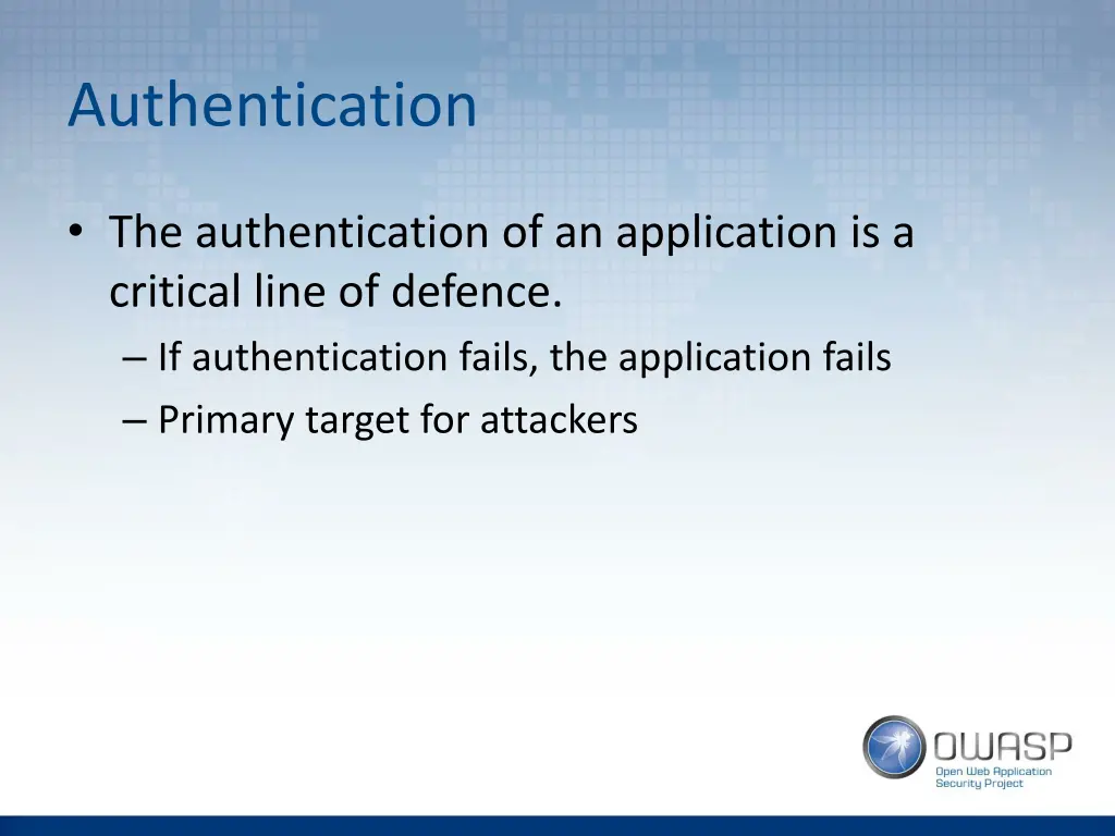 authentication
