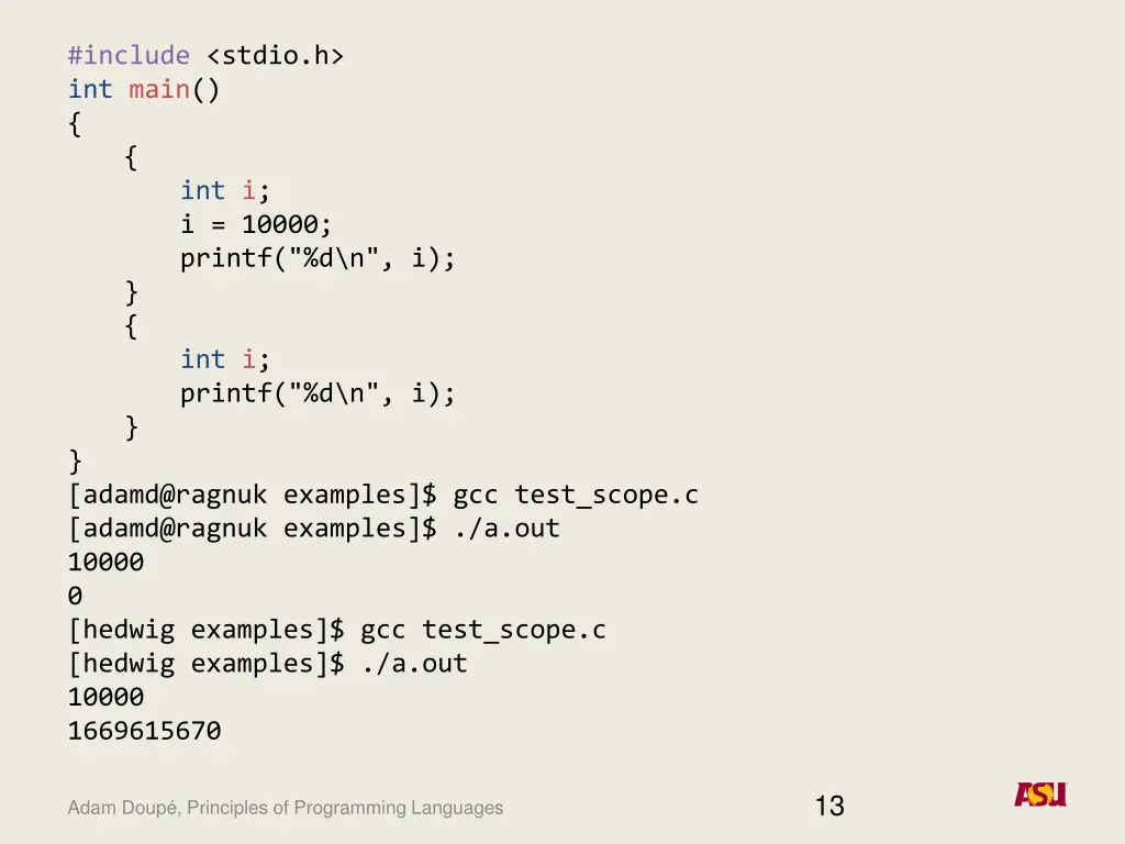include stdio h int main int i i 10000 printf 1