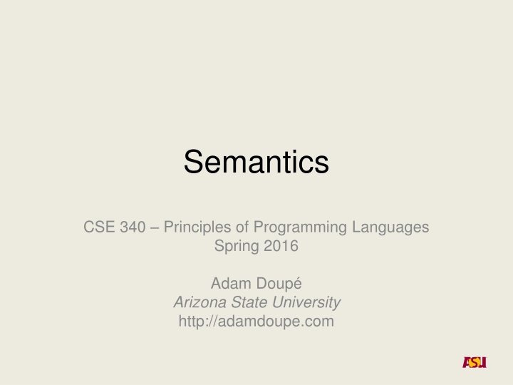 semantics