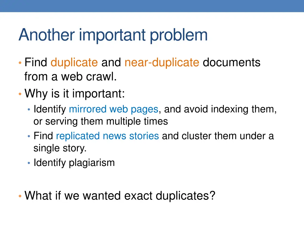 another important problem
