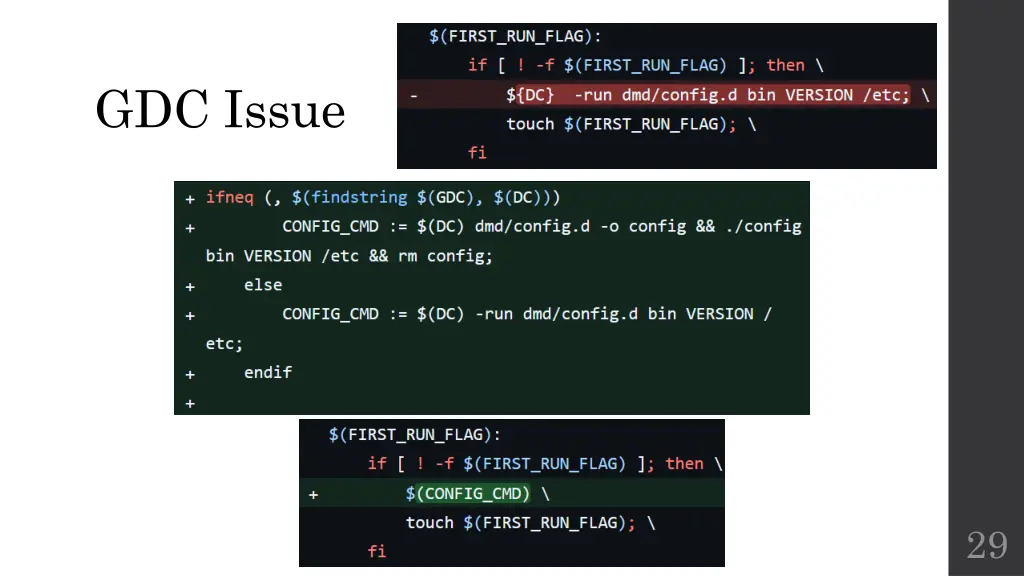 gdc issue