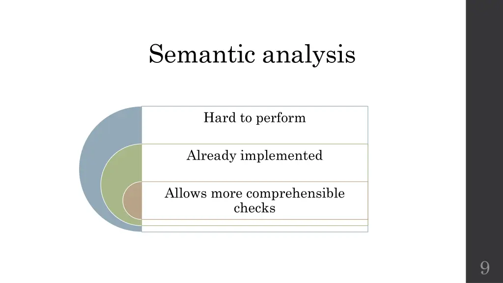 semantic analysis