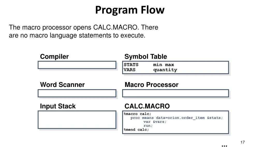 program flow 3