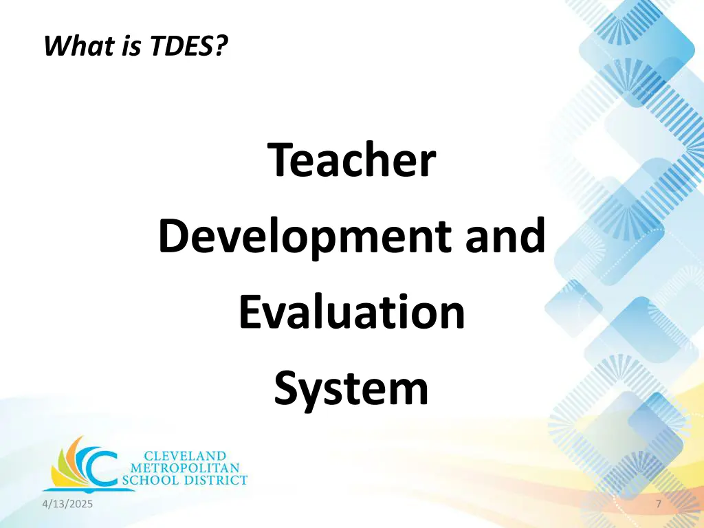 what is tdes