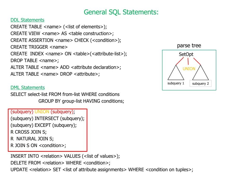 general sql statements 3