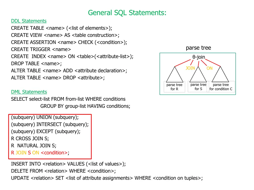 general sql statements 6
