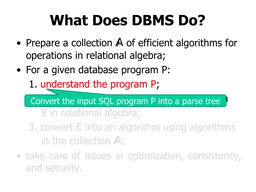 what does dbms do 1