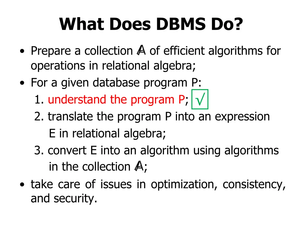what does dbms do 3