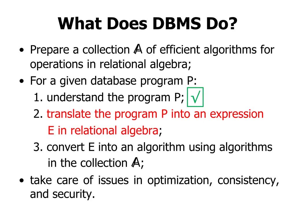 what does dbms do 4