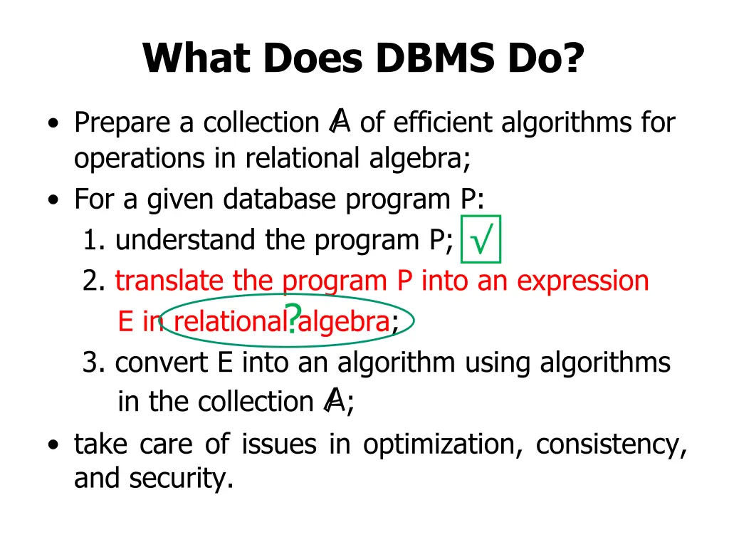 what does dbms do 5