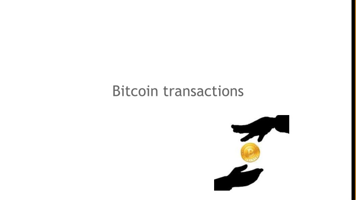 bitcoin transactions
