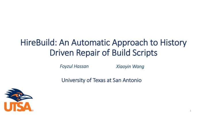 hirebuild hirebuild an automatic approach