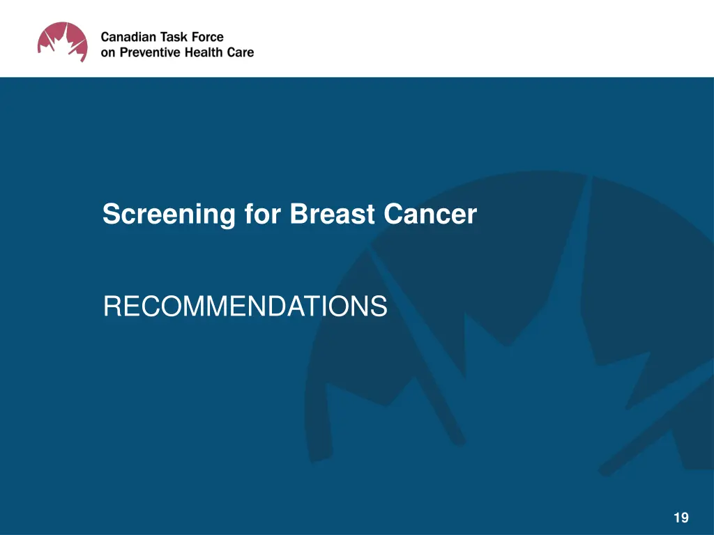 screening for breast cancer 2
