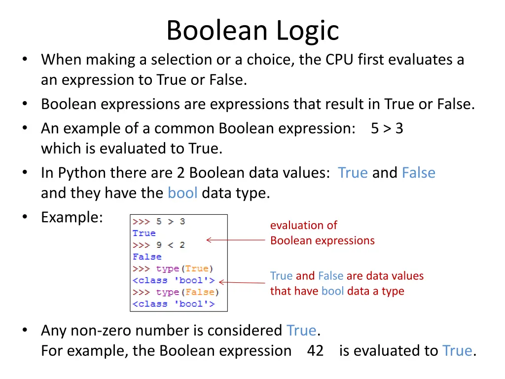 boolean logic