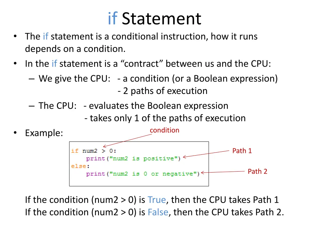 if statement