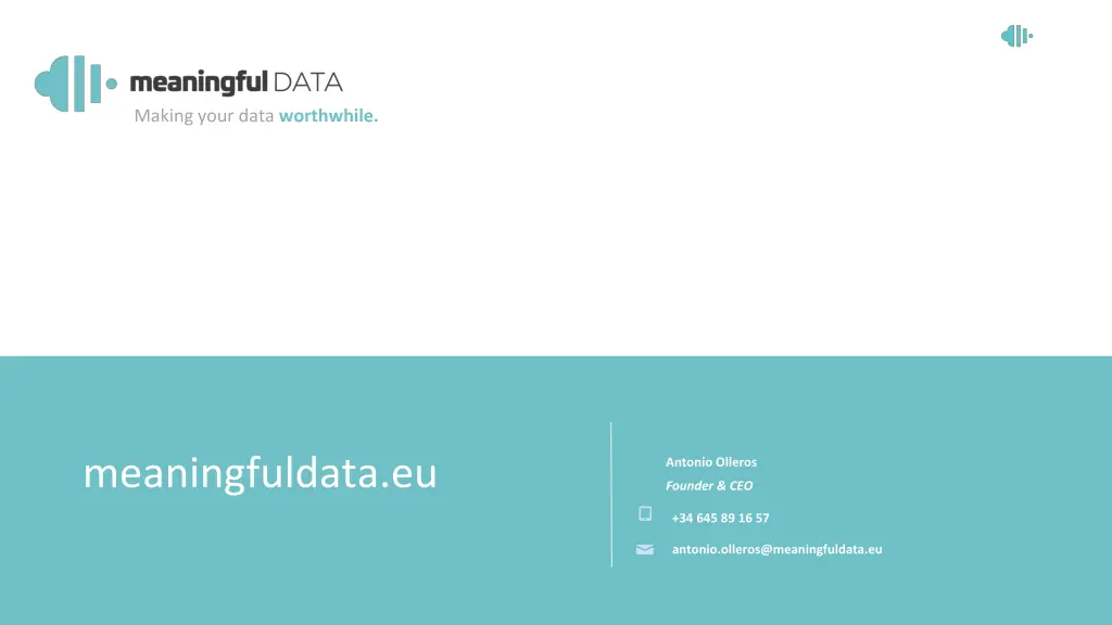 making your data worthwhile 1